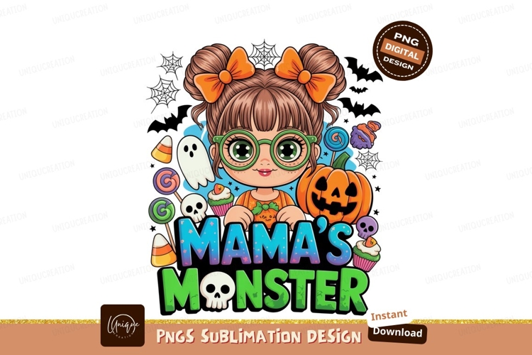 Cute girl halloween candy pumpkin ghost