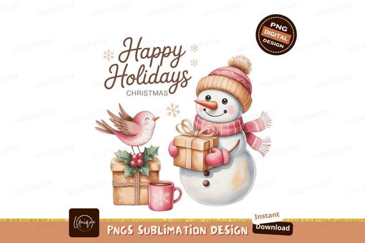 Snowman Sublimation Image 3