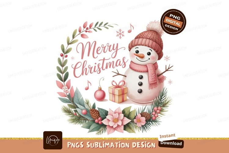 Snowman Sublimation Image 5