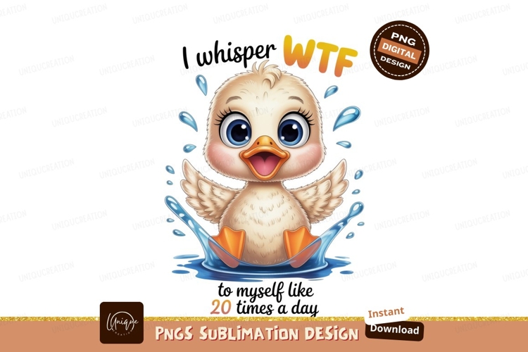 Cute Duckling Clipart Image 19