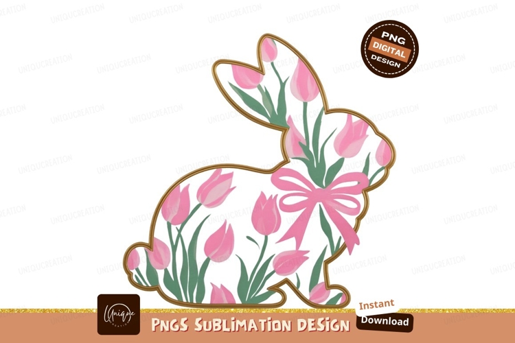 Easter Bunny Silhouette Image 7