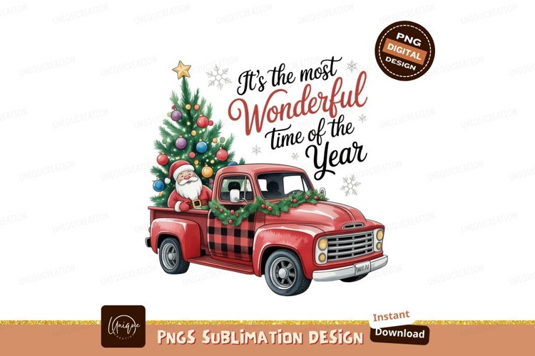 Red Truck Clipart Image 4