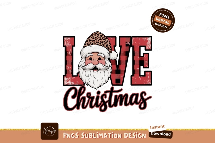 Santa Claus love Christmas festive image