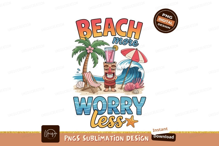 Beach tiki drink palm tree wave umbrella image