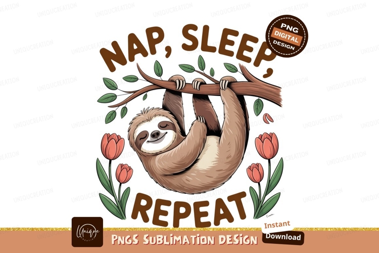 Sloth Clipart Image 7