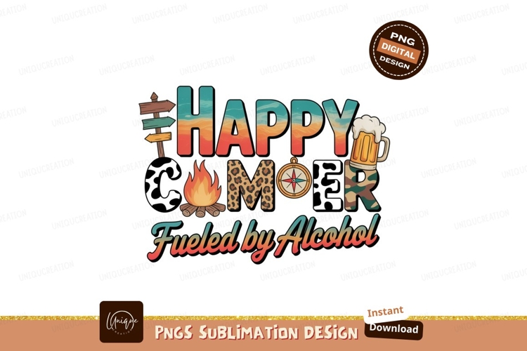 Happy Camper Clipart Image 4