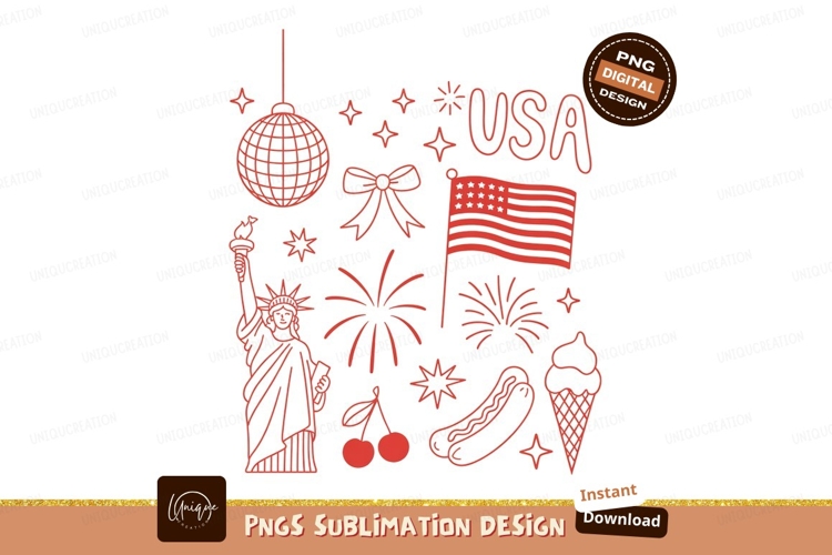 American Flag Icon Image 23