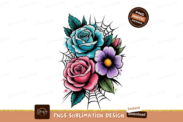 Blue Flowers Clipart Image 23