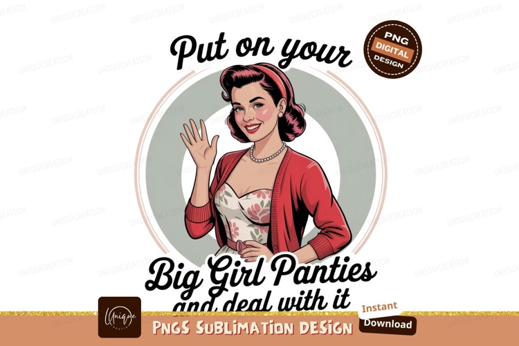 Vintage Woman Illustration