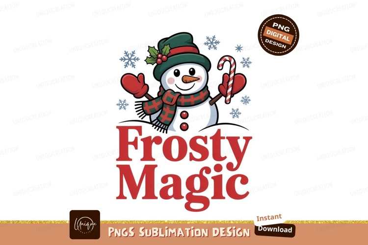 Cheerful snowman festive holiday christmas winter