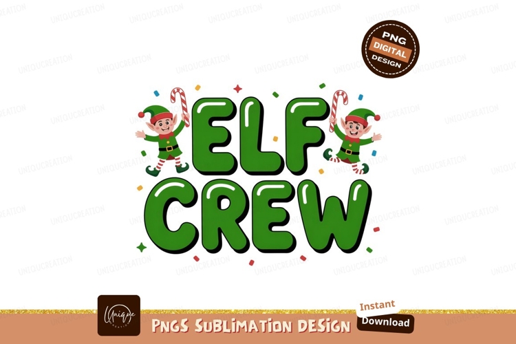 Elf crew holiday celebration christmas candy