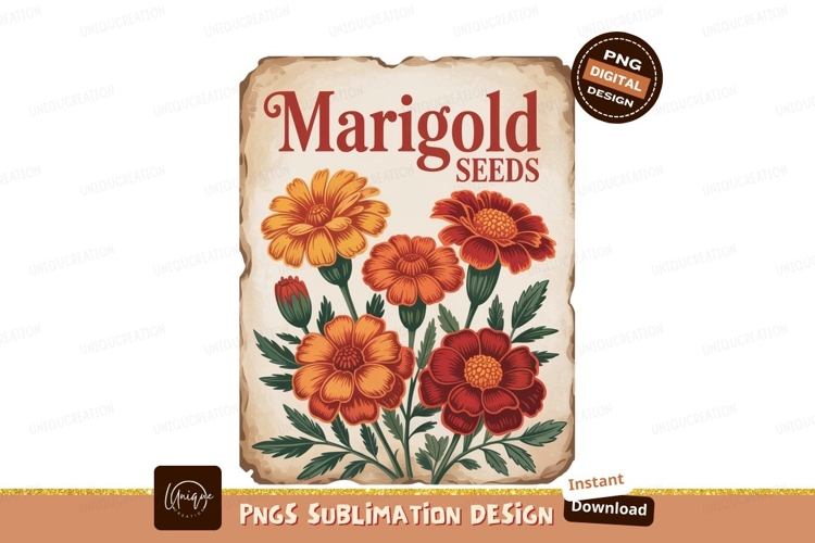 Marigold flowers seeds orange