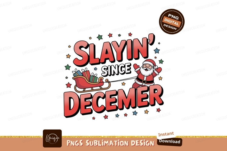 Santa Sleigh Gifts December claus