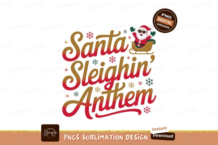 Santa sleighing anthem christmas holiday