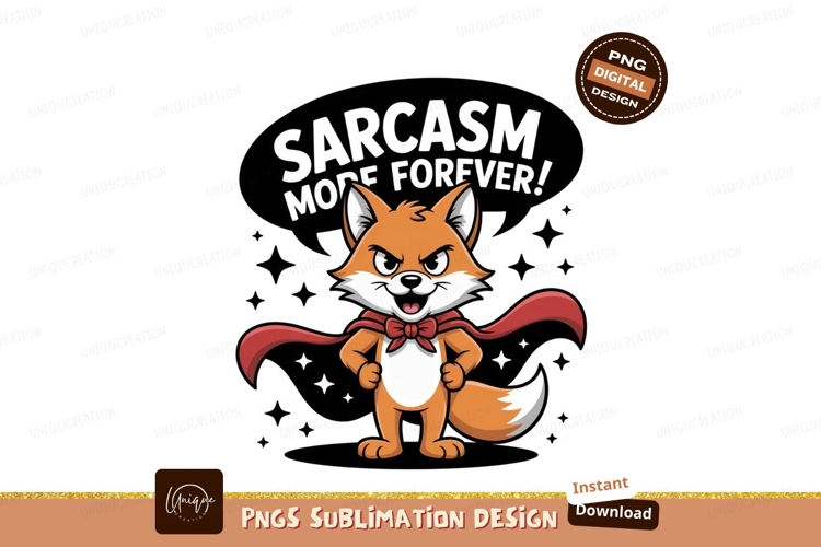 Clever fox wearing cape and bow tie orange white