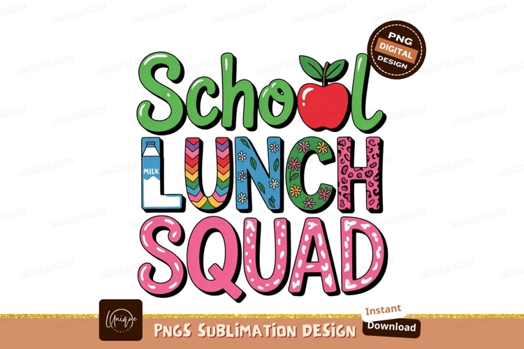 School Lunch Squad Team Design Image
