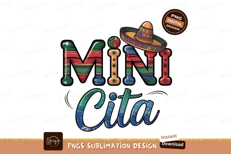 Mini Cita Colorful Mexican Sombrero Design