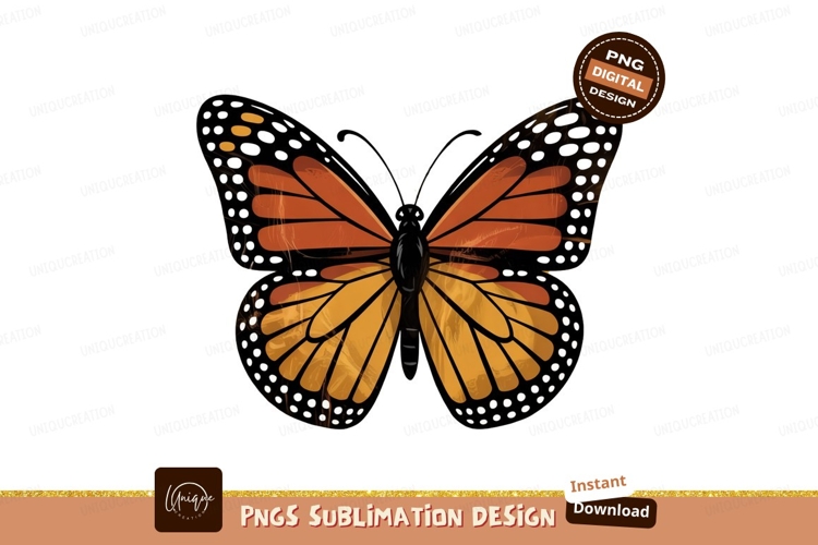 Monarch Butterfly Clipart Image 24