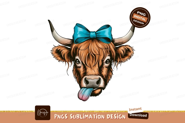 Highland Cow Clipart Image 2