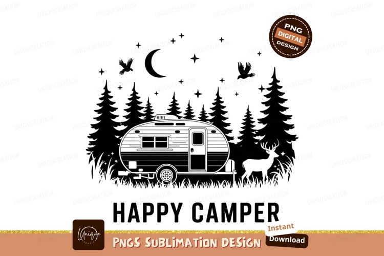 Happy Camper Clipart Image 7