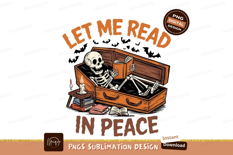 Skeleton Reading Book Inside The Coffin