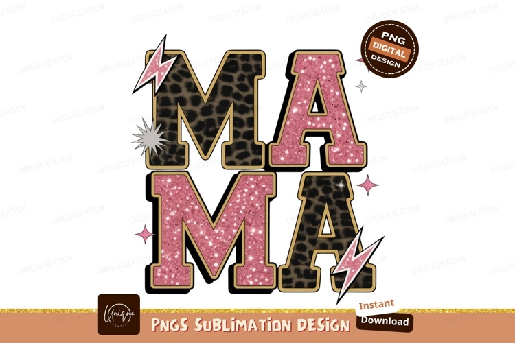 Mama Sublimation Design