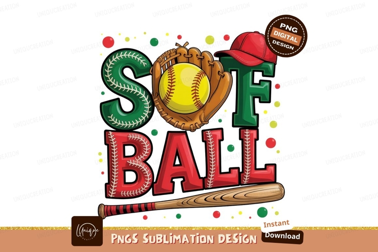 Softball Clipart Image 12