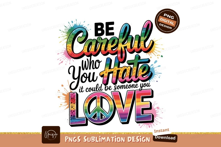 Rainbow Peace Love Vector Design