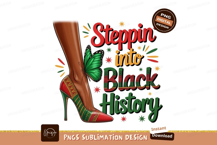 Stepping Into Black History Png