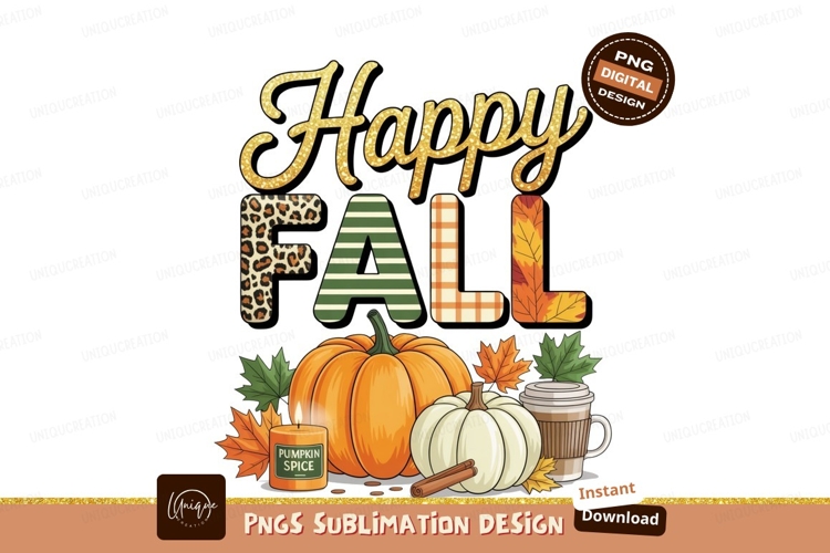 Happy Fall Clipart Image 3