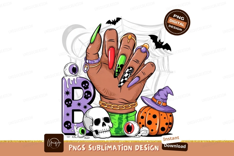 Halloween Hand Cartoon Illustration Design