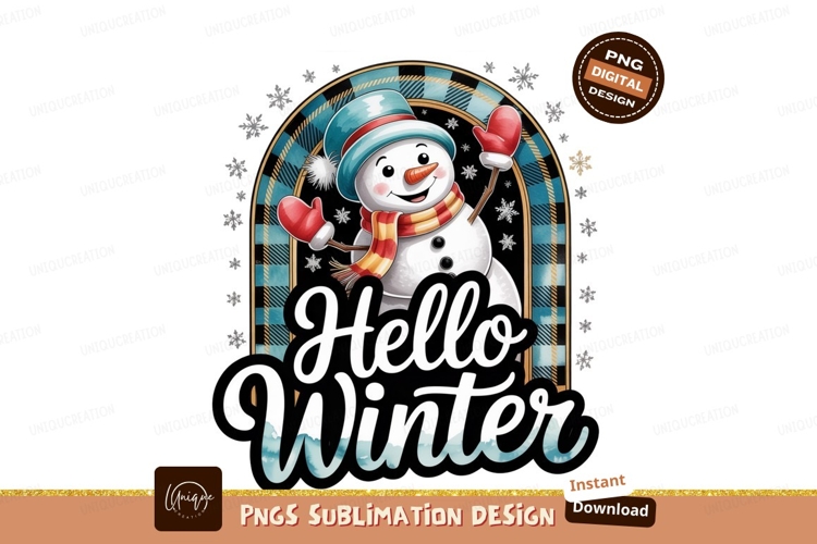 Snowman Sublimation Image 12