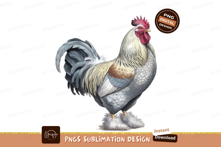Rooster Illustration Image 12