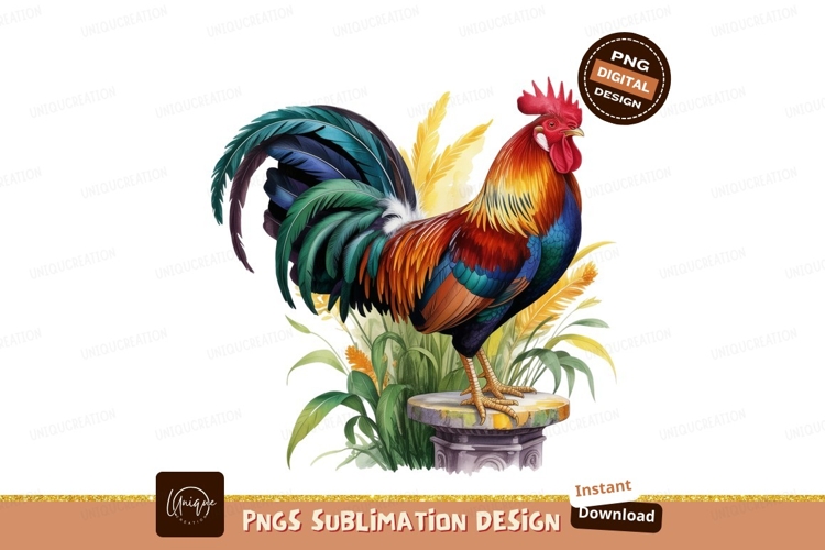 Rooster Clipart Image 16