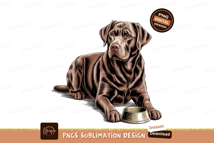 Labrador Clipart Image 12