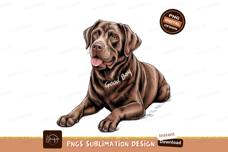 Labrador Clipart Image 11
