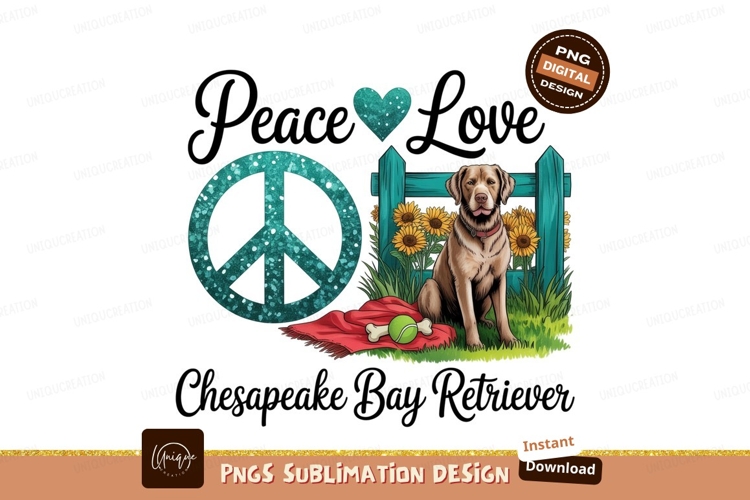 Chesapeake Bay Retriever Graphic Design