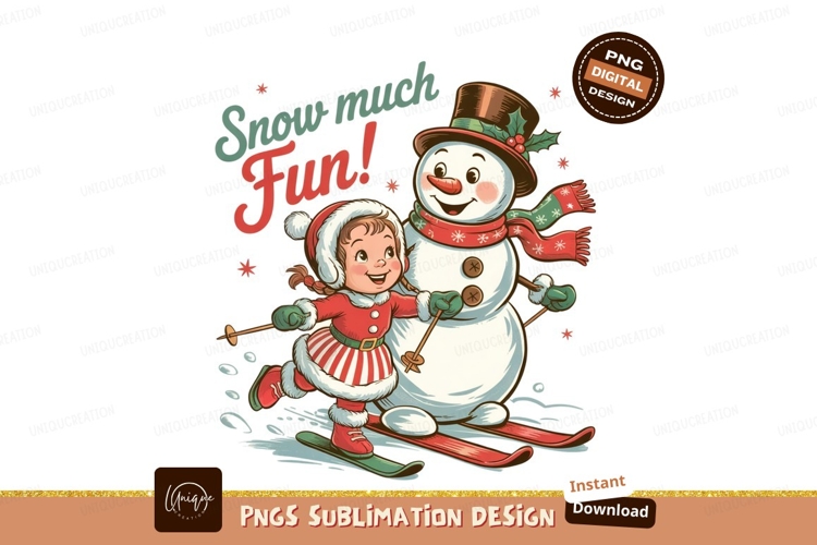 Snowman Sublimation Image 7