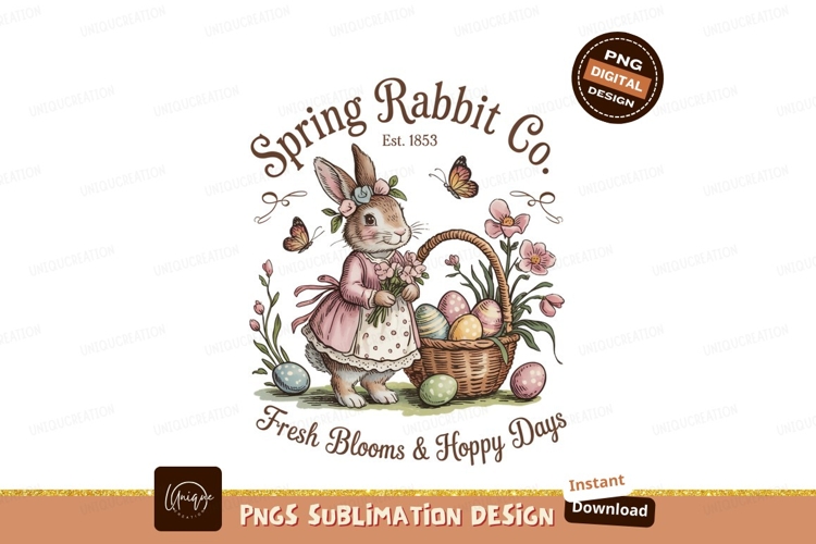 Spring Rabbit Company Easter Design