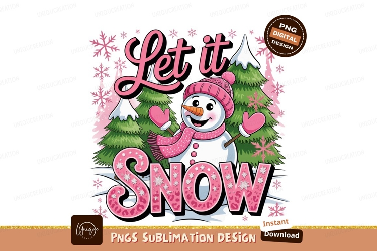 Snowman Sublimation Image 4