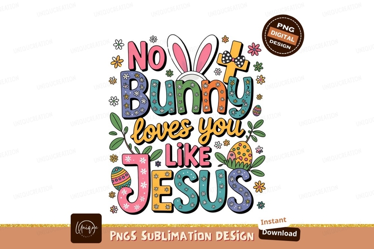 No bunny loves you isolated on transparent background