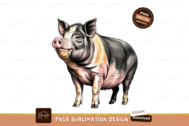 Pig Clipart Image 6