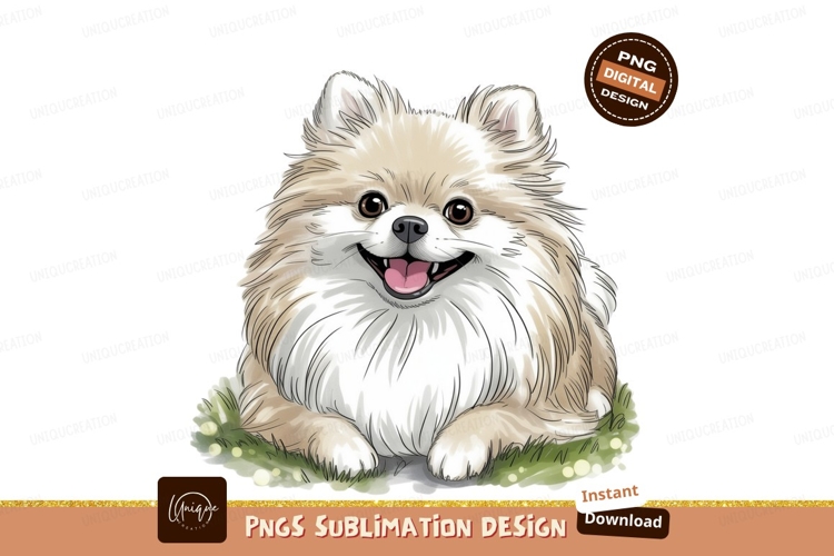 Pomeranian Clipart Image 6