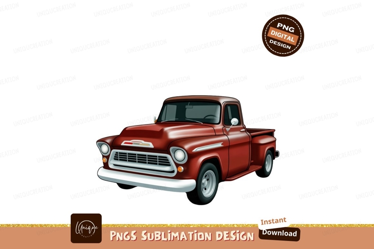 Vintage Truck Clipart Image 15