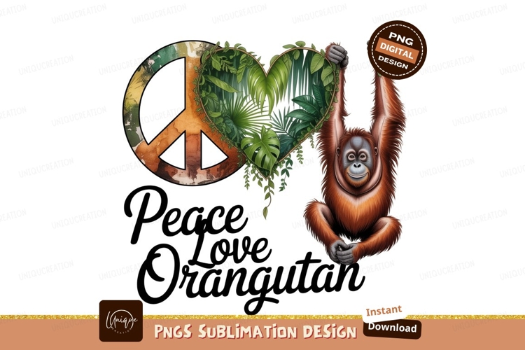 Orangutan Clipart Image 4