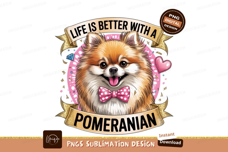 Pomeranian Clipart Image 4
