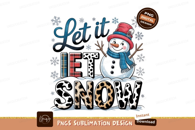 Snowman Sublimation Image 2