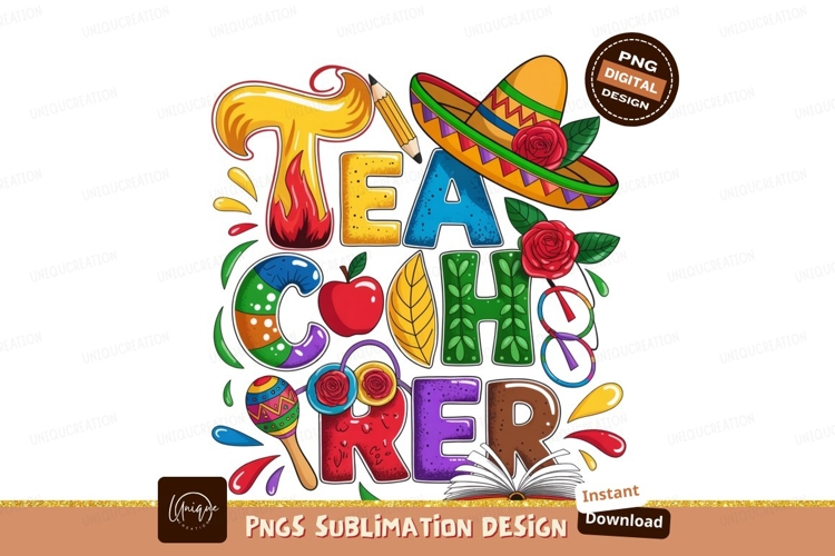 Teacher appreciation design sublimation png