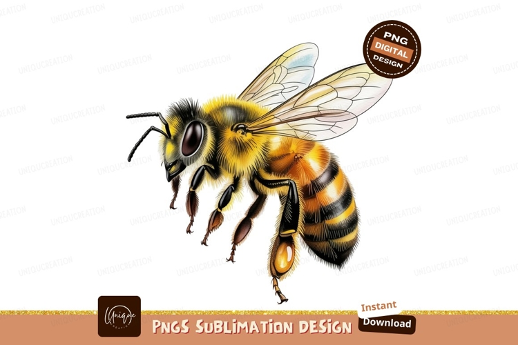 Honeybee Clipart Image 4