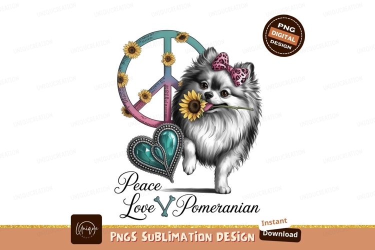 Pomeranian Clipart Image 3